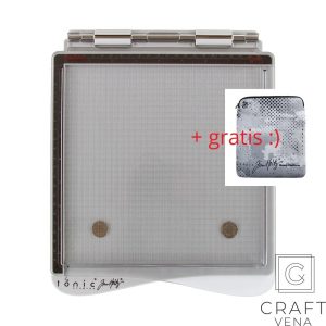 Platforma do stemplowania, Tim Holtz, Tonic Studio, 21,5x21,5 cm wymiar + GRATIS ETUI :) - obrazek 1