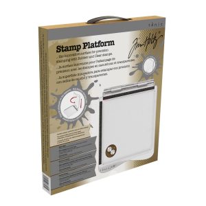 Platforma do stemplowania, Tim Holtz, Tonic Studio, 21,5x21,5 cm wymiar + GRATIS ETUI :) - obrazek 3