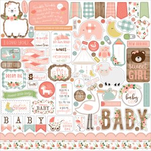 BAG202014 naklejki Baby Girl Echo Park