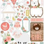 BAG202021 aklejki Baby Girl Echo Park