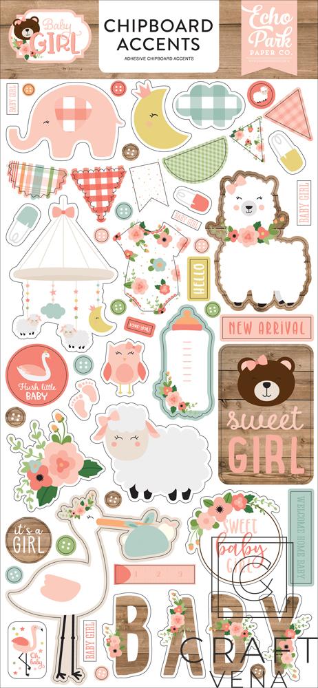 BAG202021 BAG202021 aklejki Baby Girl Echo Park