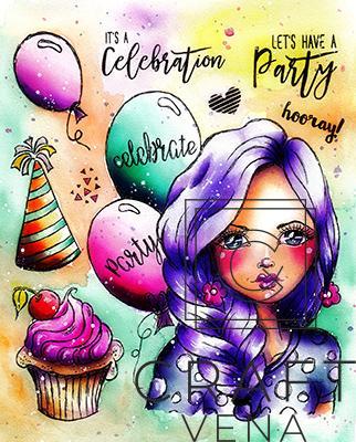 CCD106 CCD106 LDRS Creative stempel painkowy urodziny