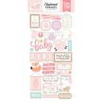 OBG171022 naklejki Hello Baby Girl Echo Park
