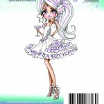 PD7523 stempel polimerowy Ruby Polkadoodles