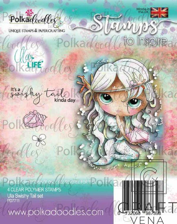 PD7711 PD7711 stempel polimerowy Meribelle Polkadoodles