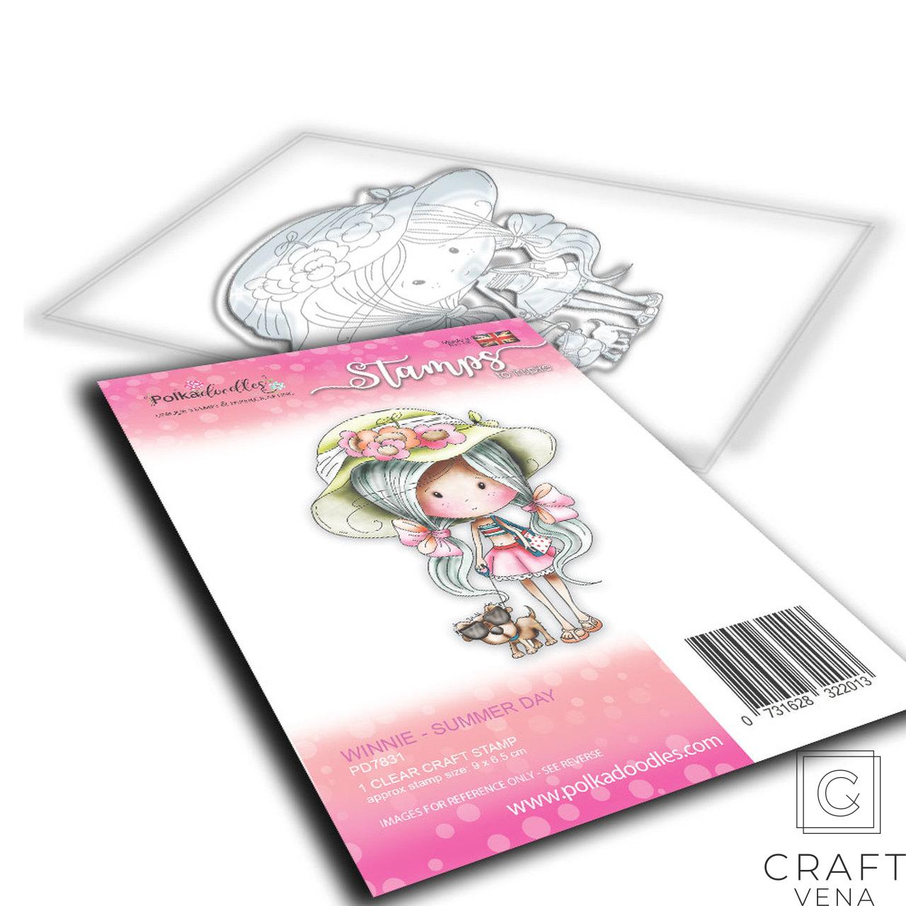 PD7831 stempel polimerowy Winnie Polkadoodles