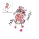 PD8038 stempel Polkadoodles
