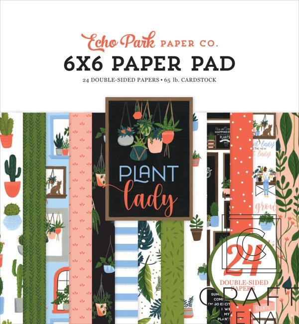 PLA211023 PLA211023 zestaw papierów Plant Lady Echo Park