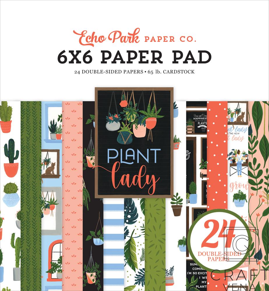 PLA211023 zestaw papierów Plant Lady Echo Park