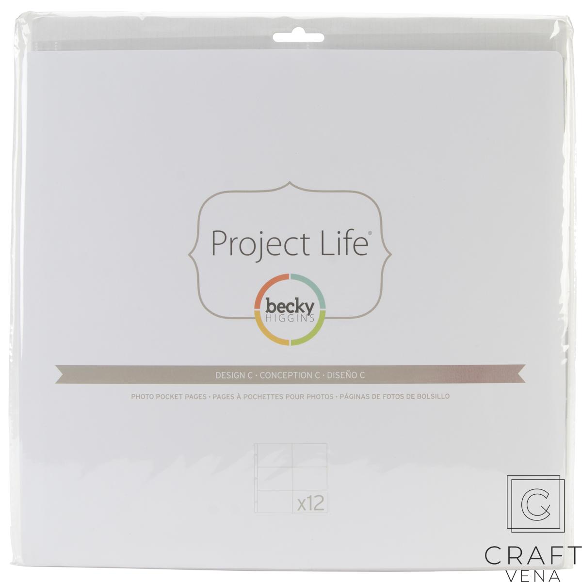 380006 koszulki do project life Becky Higgins