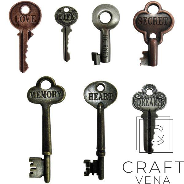 TH92680 metalowe elemnty ozdobne Tim Holtz