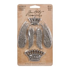 TH92903 metalowe elemnty ozdobne Tim Holtz
