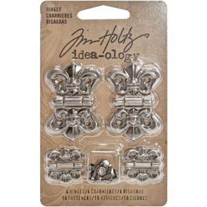 TH93075 metalowe zawiasy Tim Holtz