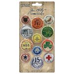 TH94027 metalowe badziki Tim Holtz