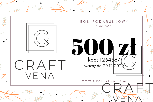 6 BON PODARUNKOWY 500 zł
