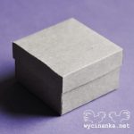 A9AE-61337 baza do złożenia w kształcie pudełka Wycinanka