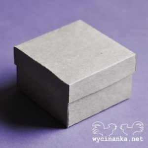 A9AE-61337 baza do złożenia w kształcie pudełka Wycinanka