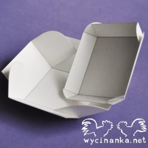 <WYCI> baza; pudełka; do złożenia; uniwersalna; karton, 225 g; 50x50x30 mm wymiar; Wycinanka; złamana biel - obrazek 3