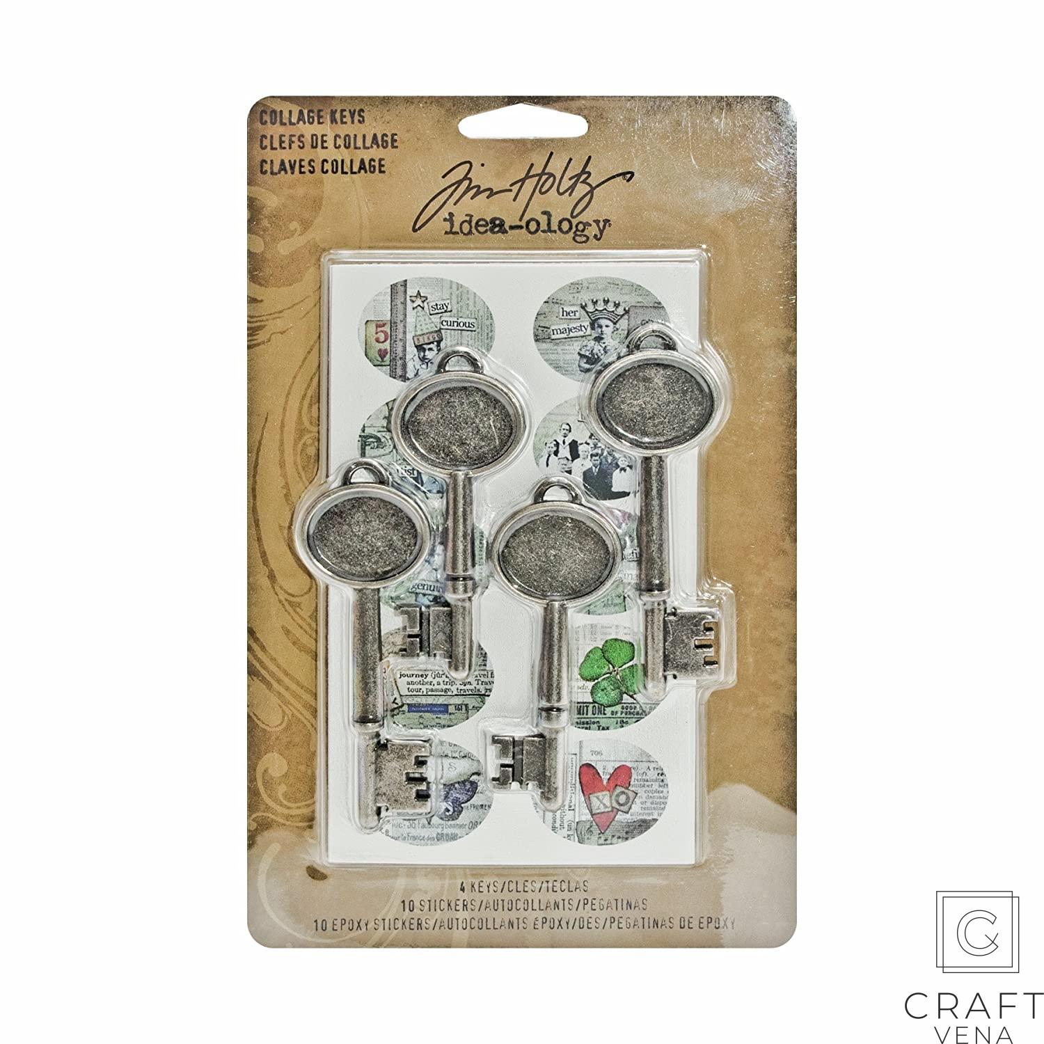 th93079 metalowe klucze Tim Holtz
