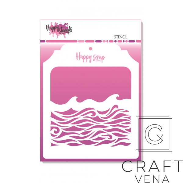 HST0105 HST0105 maska do mediowania Happy Scrap