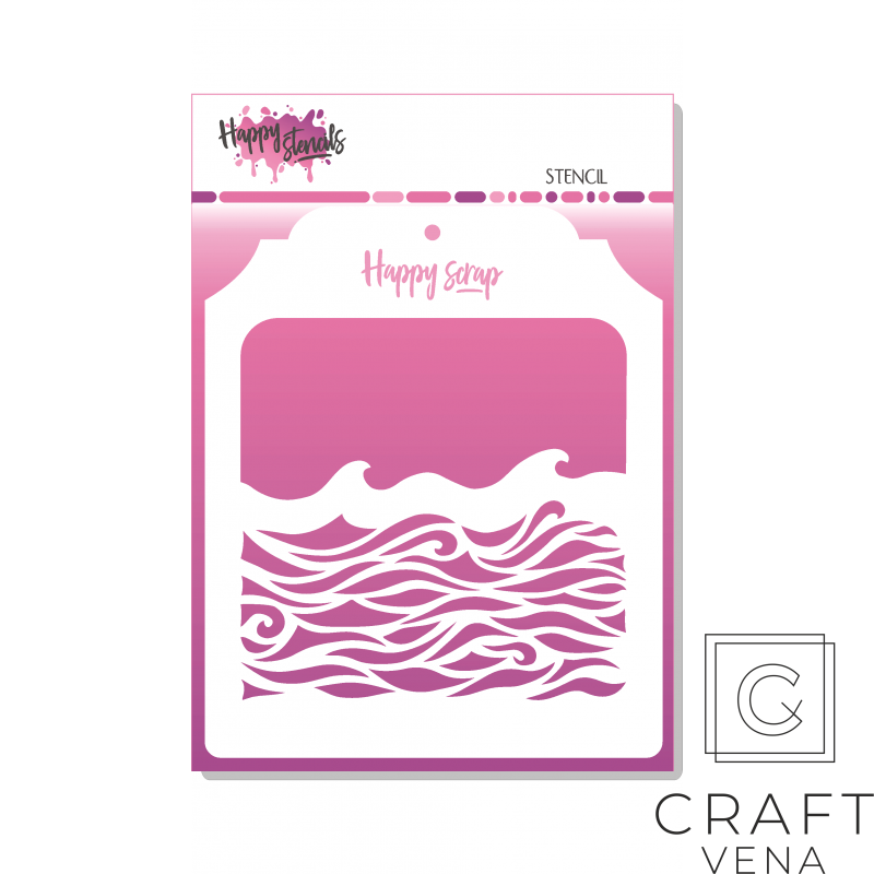 HST0105 maska do mediowania Happy Scrap