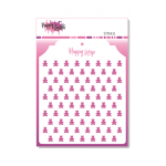 HST0108 maska do mediowania Happy Scrap