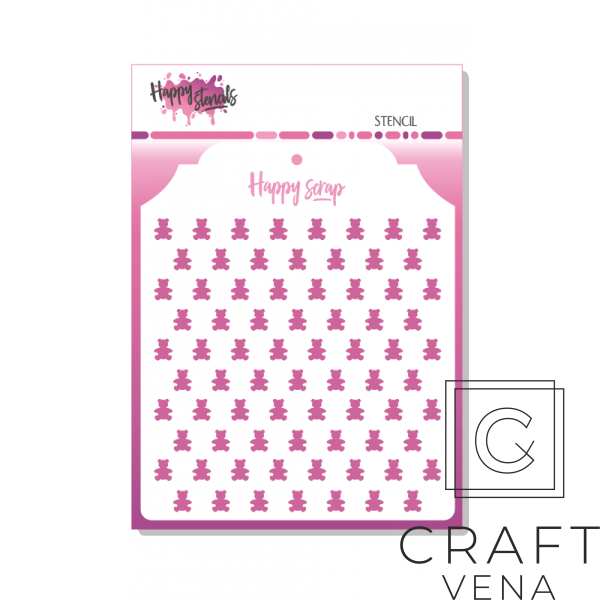 HST0108 maska do mediowania Happy Scrap
