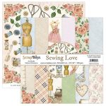 SELO-08 zestaw papierów Sewing Love Scrap Boys