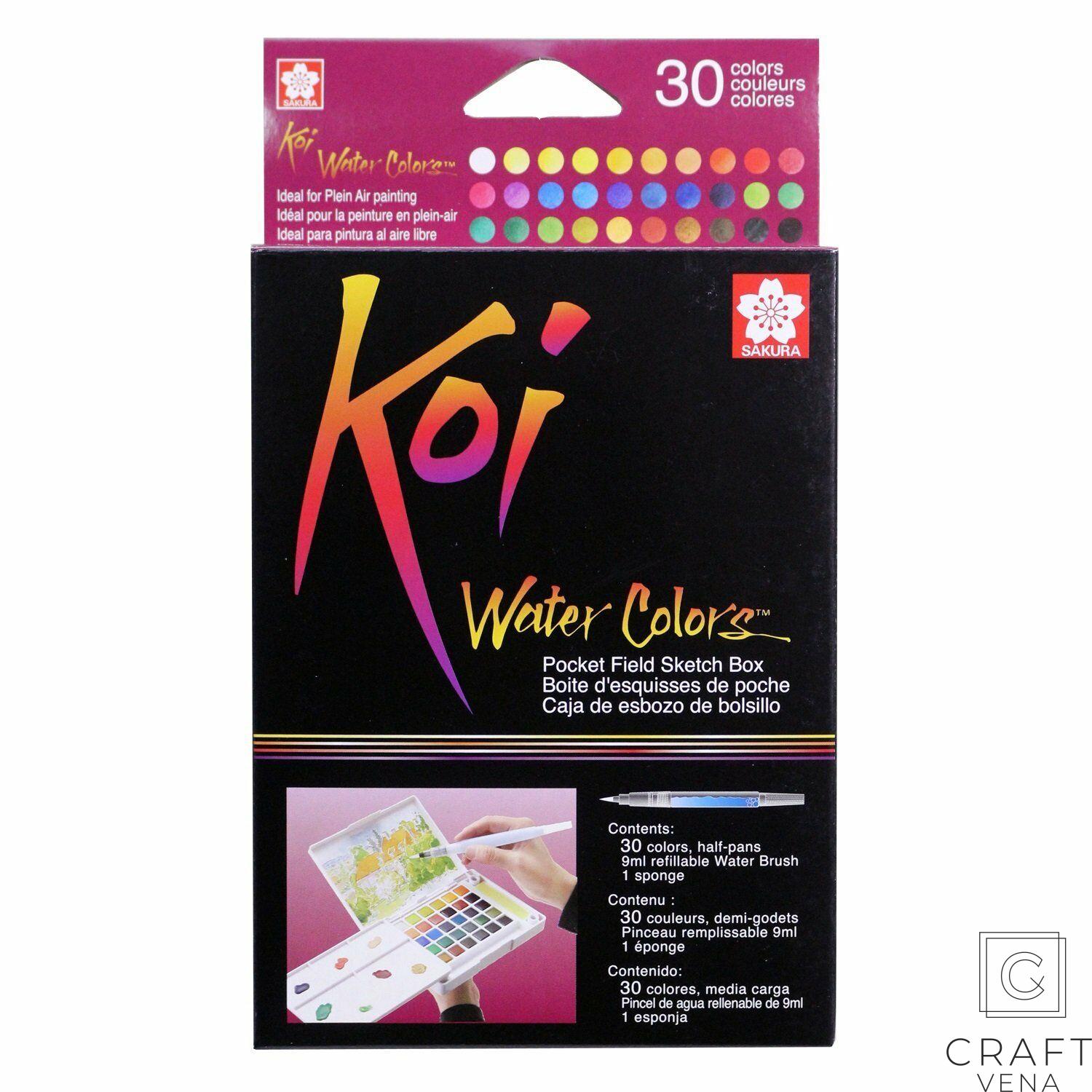 XNCW-30N Sakura Koi Water Color 30 kolorów