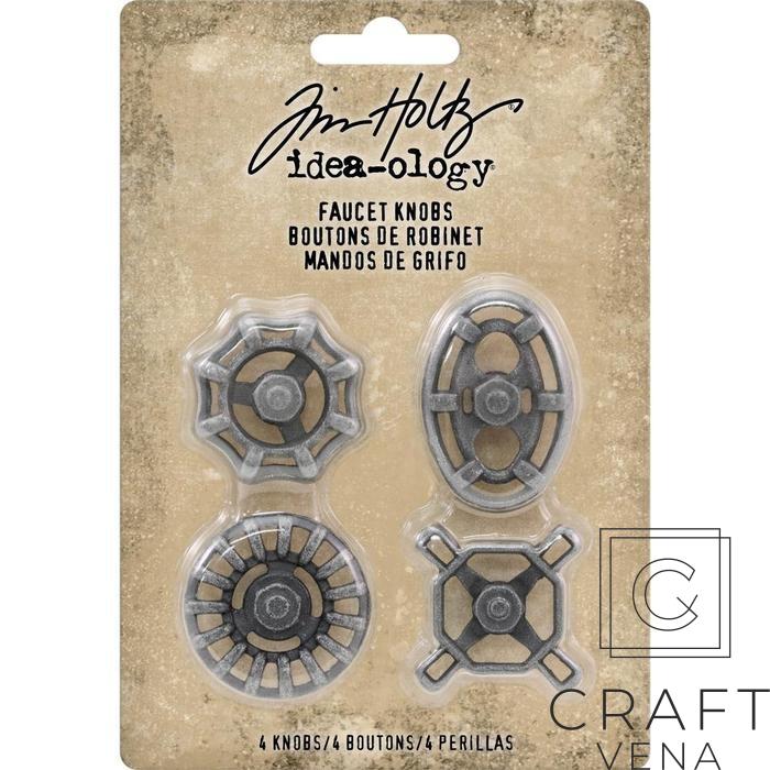 TH93677 metalowe pokrętła kranu Tim Holtz