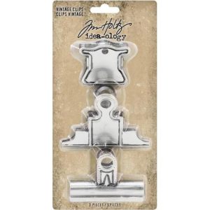 TH93795 metalowe klamry Tim Holtz
