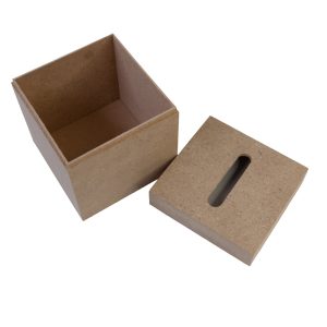 [GRIII] PRIM baza; pudełko; złożone; chustecznik; MDF; 130x125x135 mm wymiar; Prima Marketing, Re-design; MDF Tissue Box - obrazek 3