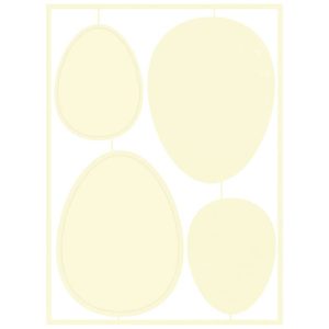 [P13] bazy; elementy dekoracyjne; Wielkanoc (jajka); tektura; 150x200 mm wymiar zestawu; 4 elementy; P13 - obrazek 3