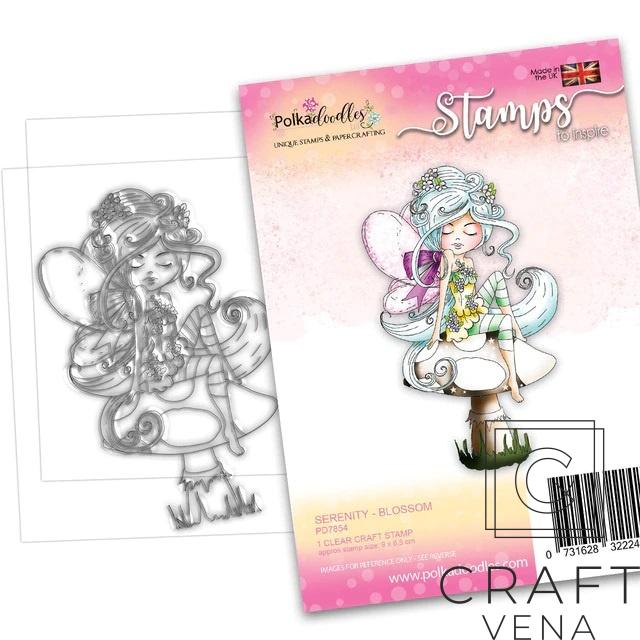 PD7854 stemple polimerowe Polkadoodles