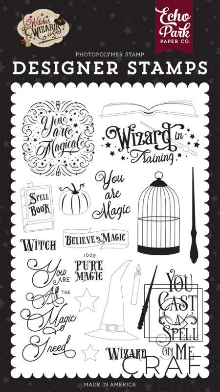 WIW247044 WIW247044 You Are Magic 4x6 Stamp Se stemple