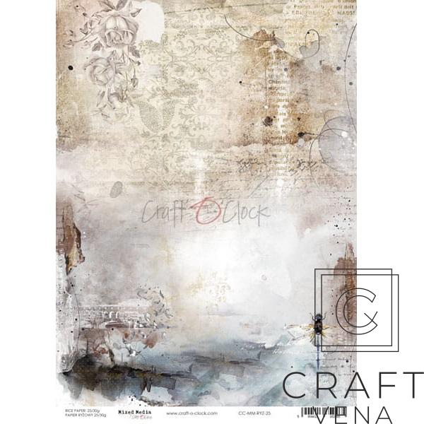 CC-MM-RYZ-25 CC-MM-RYZ-25 papier ryżowy Craft O'Clock