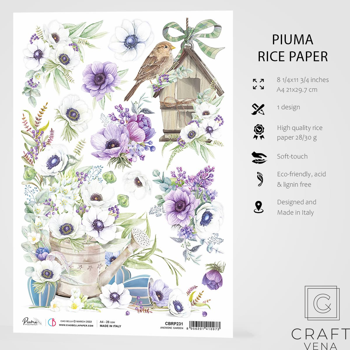 CBRP231 papier ryżowy Ciao Bella