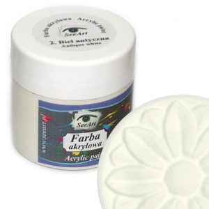 SeeArt farba akrylowa 120 ml antyczny biały