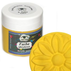 SeeArt farba akrylowa 120 ml żółty