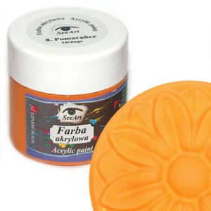 SeeArt farba akrylowa 120 ml słoneczny pomarańczowy