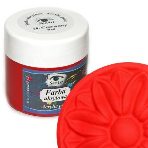 SeeArt farba akrylowa 120 ml czerwony