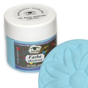 SeeArt farba akrylowa 120 ml jasny niebieski