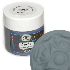 SeeArt farba akrylowa 120 ml szary