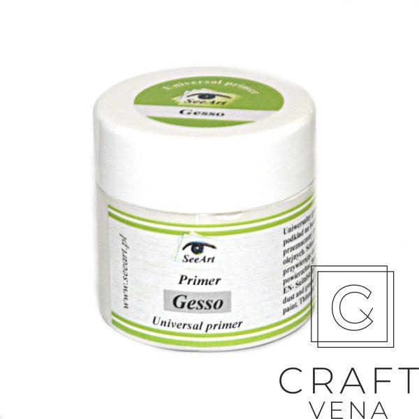 GESS_BIAŁ_125ML_SEEA GESS_BIAŁ_125ML_SEEA gesso białe SeeArt