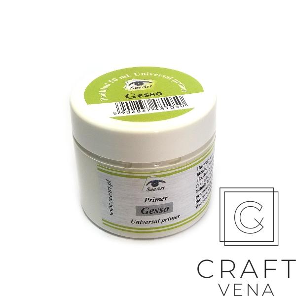 GESS_BIAŁ_50ML_SEEA GESS_BIAŁ_50ML_SEEA gesso SeeArt