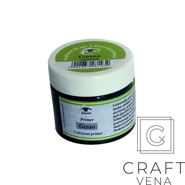 GESS_CZAR_50ML_SEEA GESS_CZAR_50ML_SEEA gesso czarne SeeArt