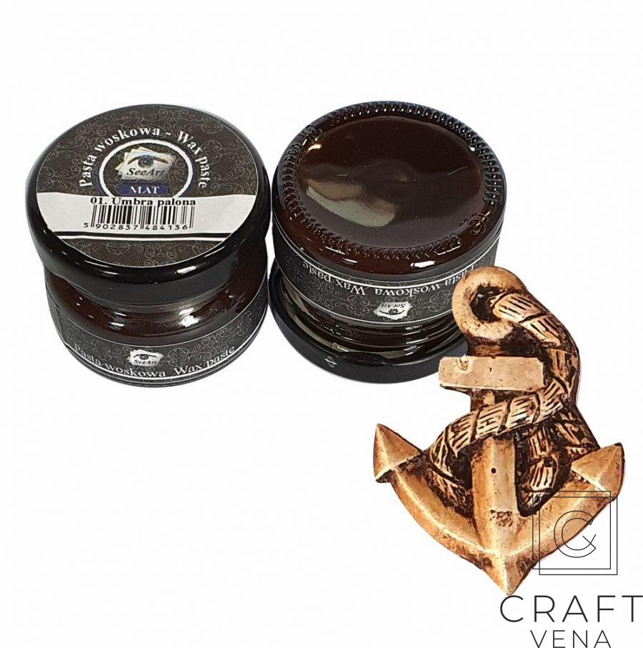 PAST_WOSK_UMBR_PALO_20ML pasta woskowa SeeArt