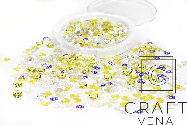 SQC-146 Picket Fence Studios; Sequin Mix Plus - Rubber Duckies