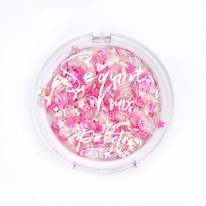 SQC-162 cekiny Picket Fence Studios; Sequin Mix Plus - Oink Oink