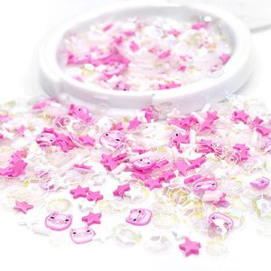 SQC-162 cekiny Picket Fence Studios; Sequin Mix Plus - Oink Oink